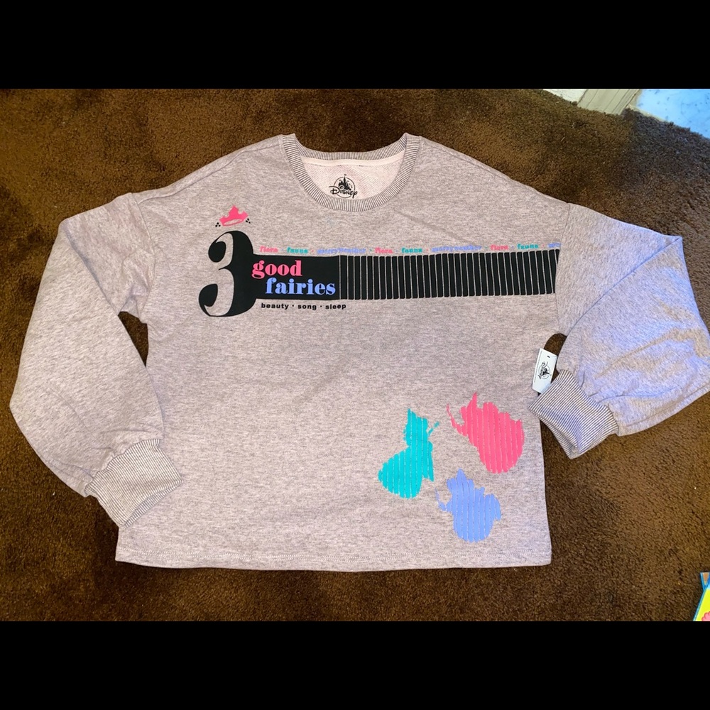 Disney woman light purple sweatshirt size M